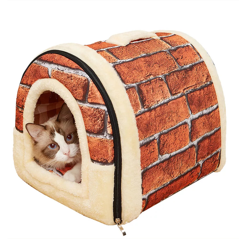 🐾 CozyPaw Cave - The Ultimate Snuggle Spot for Your Pet