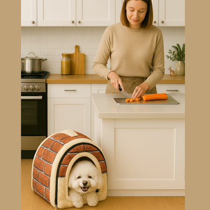 🐾 CozyPaw Cave - The Ultimate Snuggle Spot for Your Pet