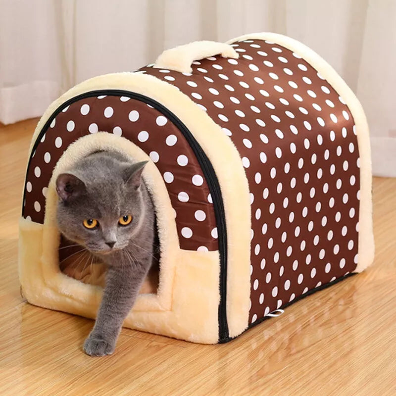 🐾 CozyPaw Cave - The Ultimate Snuggle Spot for Your Pet